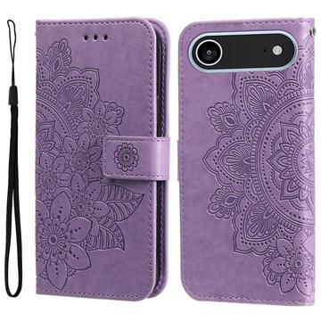 iPhone Air Mandala Series Etui med Pung - Lilla