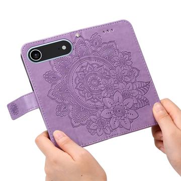 iPhone Air Mandala Series Etui med Pung - Lilla