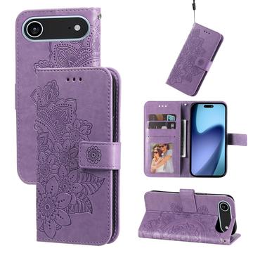 iPhone Air Mandala Series Etui med Pung - Lilla