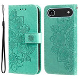 iPhone Air Mandala Series Etui med Pung - Grøn