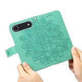 iPhone Air Mandala Series Etui med Pung - Grøn