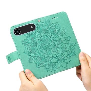 iPhone Air Mandala Series Etui med Pung - Grøn