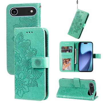 iPhone Air Mandala Series Etui med Pung - Grøn