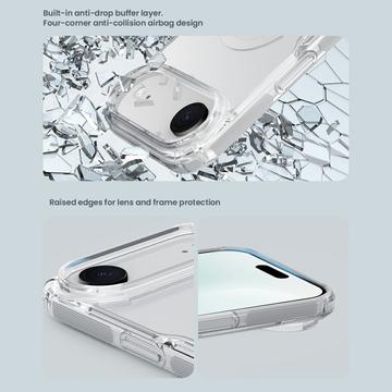 iPhone Air Nillkin Nature Pro Hybrid Cover - MagSafe-kompatibel - gennemsigtig