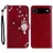 iPhone Air Ugle Rhinsten Pung - Rød