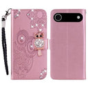 iPhone Air Ugle Rhinsten Pung - Rosaguld