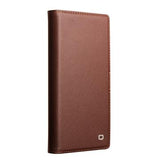 iPhone Air Qialino 2-i-1 aftagelig pung læderetui - MagSafe-kompatibel - Brun