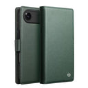 iPhone Air Qialino 2-i-1 aftagelig pung læderetui - MagSafe-kompatibel - Grøn