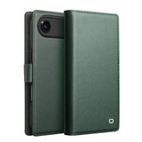 iPhone Air Qialino 2-i-1 aftagelig pung læderetui - MagSafe-kompatibel - Grøn