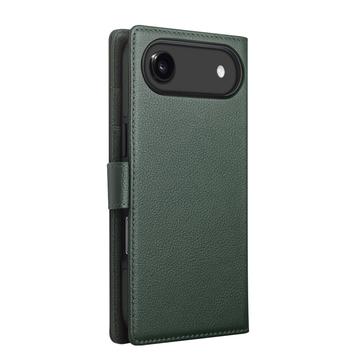 iPhone Air Qialino 2-i-1 aftagelig pung læderetui - MagSafe-kompatibel - Grøn