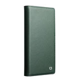 iPhone Air Qialino 2-i-1 aftagelig pung læderetui - MagSafe-kompatibel - Grøn