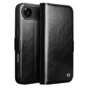 iPhone Air Qialino Classic Læderpung - Sort