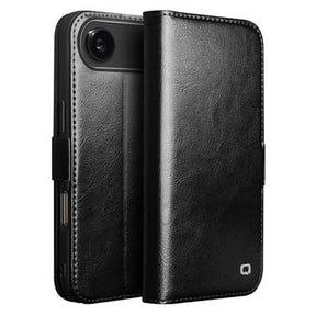 iPhone Air Qialino Classic Læderpung - Sort