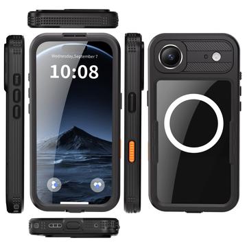 iPhone Air Redpepper IP68 Magnetisk Vandtæt Cover - Sort