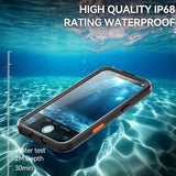 iPhone Air Redpepper IP68 Magnetisk Vandtæt Cover - Sort