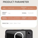 iPhone Air Redpepper IP68 Magnetisk Vandtæt Cover - Sort