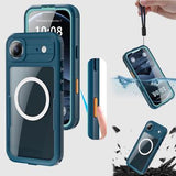 iPhone Air Redpepper IP68 Magnetisk vandtæt cover - Blå
