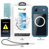 iPhone Air Redpepper IP68 Magnetisk vandtæt cover - Blå