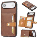 iPhone Air Retro Style Cover med Pung - Brun