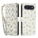 iPhone Air Rhombisk Blomsterpung - gule blomster