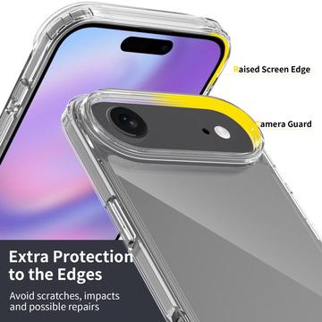 iPhone Air Ridsefast Hybrid Cover - Gennemsigtig