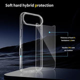 iPhone Air Ridsefast Hybrid Cover - Gennemsigtig