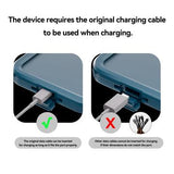 iPhone Air Shellbox M Series IP68 vandtæt cover - dykkercover med MagSafe-kompatibilitet - Blå