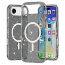 iPhone Air Stylish Glitter Series Hybrid Cover - MagSafe kompatibel - Sort