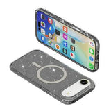 iPhone Air Stylish Glitter Series Hybrid Cover - MagSafe kompatibel - Sort