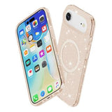 iPhone Air Stylish Glitter Series Hybrid Cover - MagSafe kompatibel - Guld