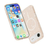 iPhone Air Stylish Glitter Series Hybrid Cover - MagSafe kompatibel - Guld