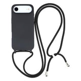 iPhone Air TPU Cover med Nøglesnor - Sort