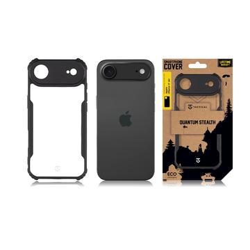 iPhone Air Tactical Quantum Stealth Cover med forstærkede hjørner - klar / sort