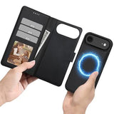 iPhone Air Tech-Protect 2-i-1 pungetui - Magsafe-kompatibel - sort