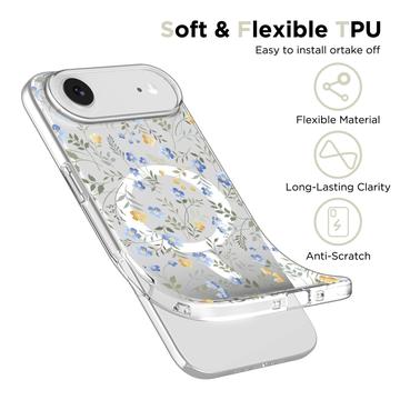 iPhone Air Tech-Protect FlexAir MagSafe TPU Cover - Forårsblomster