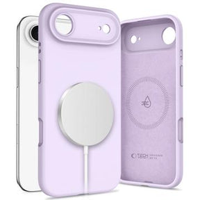 iPhone Air Tech-Protect flydende silikone cover - MagSafe-kompatibel - Lilla