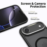 iPhone Air Tech-Protect MagEdge Cover - MagSafe-kompatibel - mat sort / gunmetal
