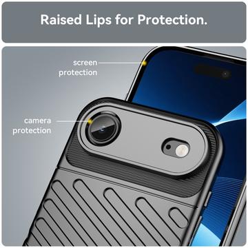 iPhone Air Thunder Series TPU Cover - Sort