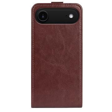 iPhone Air Vertikal Flip Etui med Kortholder - Brun