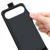 iPhone Air Vertikal Flip Etui med Kortholder - Sort