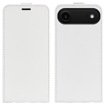 iPhone Air Vertikal Flip Etui med Kortholder - Hvid