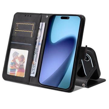 iPhone Air Pung Etui med Stativ - sort