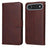 iPhone Air Pung Etui med Stativ - Brun