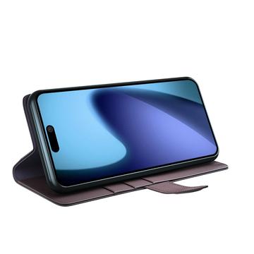 iPhone Air Læderpung med Stativ - Brun