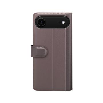iPhone Air Læderpung med Stativ - Brun
