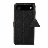 iPhone Air Læderpung med RFID - Sort