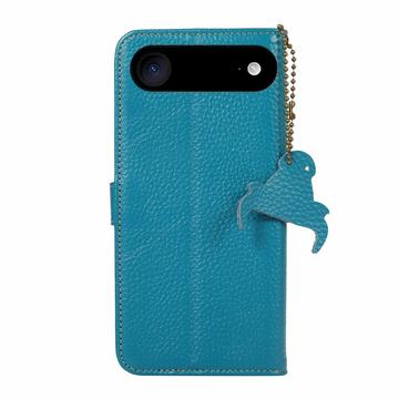 iPhone Air Læderpung med RFID - Blå