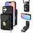 iPhone 17 Alt-i-et cover med pung og rem - Sort