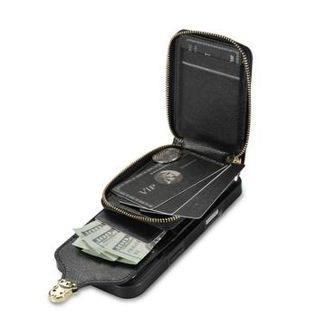 iPhone 17 Alt-i-et cover med pung og rem - Sort