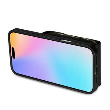 iPhone 17 Alt-i-et cover med pung og rem - Sort